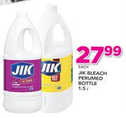 JIK Bleach Perfumed Bottle-1.5 ltr Each