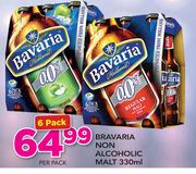 Bravaria Non Alcoholic Malt 6x330ml-Per Pack