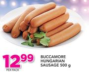 Buccamore Hungarian sausage-500g Each