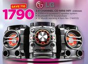 LG 2.0 Channel CD Mini HiFI CM4360