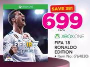 Xbox One FIFA 18 Ronaldo Edition-Each