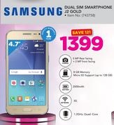 Samsung Galaxy J2 Gold Dual Sim Smartphone