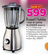Russell Hobbs 1000W Satin Blender RHB315