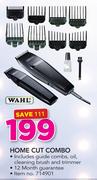 Wahl Home Cut Combo Includes Guide Combs, Oil Cleaning Brush & Trimmer