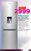 Hisense 299Ltr Bottom Freezer Fridge H299BME-WD
