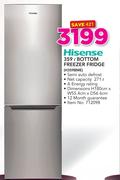 Hisense 359Ltr Bottom Freezer Fridge H359BME