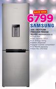 Samsung 330Ltr Bottom Freezer Fridge Silver RB29HWR3DSA U