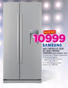Samsung 660Ltr Metallic Side By Side Fridge/Freezer RSA1WHMG1 XFA