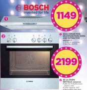 Bosch 60cm Ceran Hob, Multifunction Oven & Extractor NKE645G17
