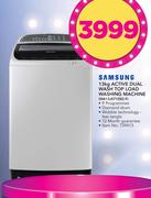 Samsung 13Kg Active Dual Wash Top Load washing Machine WA13J5710SG F