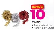 Tinsel Assorted Colours
