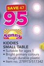 Sunny Kiddies Small Table