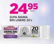 Supa Mama Bin Liners-20's