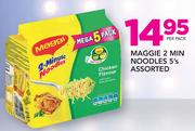 Maggie 2 Min Noodles Assorted-5's Per Pack