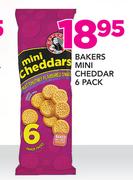 Bakers Mini Cheddar 6 Pack