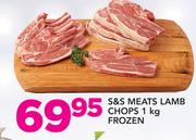 S&S Meats Lamb Chops Frozen-1Kg