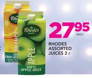 Rhodes Assorted Juices-2Ltr Each