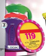 Logik 1.7Ltr Cordless Kettle-Each