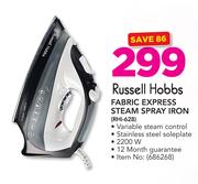 Russell Hobbs Fabric Express Steam Spray Iron RHI-628