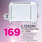 Logik 2 Slice Toaster LPT 200NW