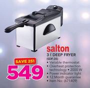 Salton 3Ltr Deep Fryer SDF-35