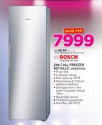 Bosch 246Ltr All Freezer Metallic GSN33VI30