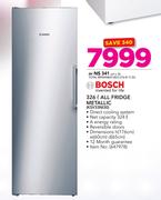 Bosch 326Ltr All Fridge Metallic KSV33NI30