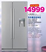 Samsung 660Ltr Side By Side Fridge Water Dispenser Metallic RSA1WHMG1 XFA