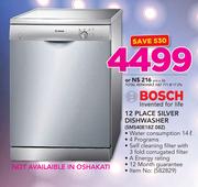Bosch 12 Place Silver Dishwasher SMS40E18Z 08Z