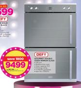 Defy Gourmet Double Oven Mirror Glass