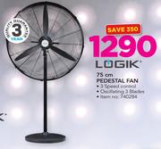 Logik 75cm Pedestal Fan