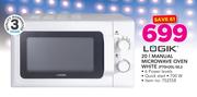 Logik 20Ltr Manual Microwave Oven P70H20L-SEJ