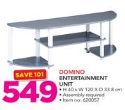 Domino Entertainment Unit 40x120x33.8cm