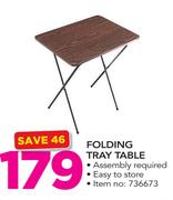 Folding Tray Table