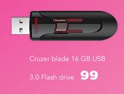 SanDisk Cruzer Blade 16GB USB 3.0 Flash Drive