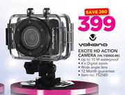 Volkano Excite HD Action Camera VK-100000-BK