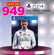 PS4 Fifa 18 PRE-ORDER