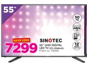 Sinotec 55" UHD Digital LED TV STL-55N86UG