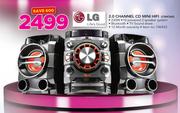 LG 2.0 Channel CD Mini Hi-Fi (CM4360)