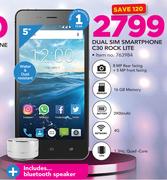 Dual Sim Smartphone C30 Rock Lite + Includes Bluetooth Speaker