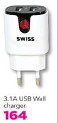 Swiss 3.1 A USB Wall Charger