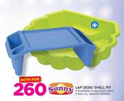 Sunny Lap Desk/Shell Pit-For Both