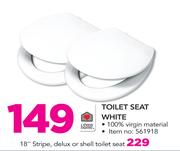 Always Home 18" Stripe, Deluxe Or Shell Toilet Seat