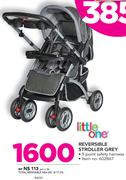 Little One Reversible Stroller Grey-Each
