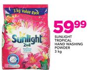 Sunlight Tropical Hand Washing Powder-3kg