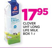 Clover UTH Long Life Milk Box-1Ltr
