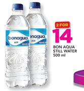 Bon Aqua Still Water-2x500ml 