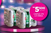 Castle Lite-6X500ml Per Box
