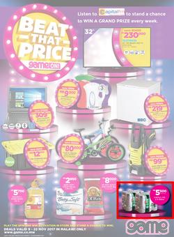 Game Malawi : Beat that Price (9 Nov - 22 Nov 2017), page 1
