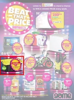 Game Malawi : Beat that Price (9 Nov - 22 Nov 2017), page 1